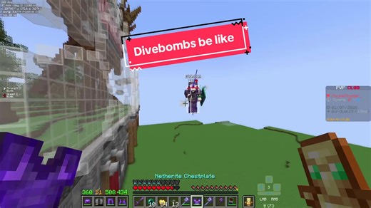 Divebombs be like #stuka#minecraftpvp #fyp #macepvp #minecraft @Suety mc