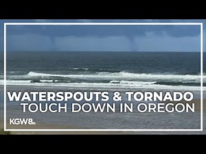 Tornado briefly touches down north of Eugene amid turbulent weather