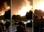 Gas tank explosion ignites two factory buildings in China