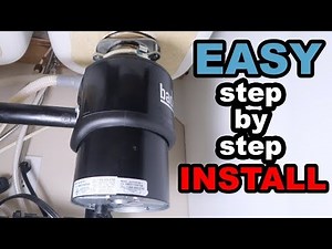 How to install a garbage disposal step by step