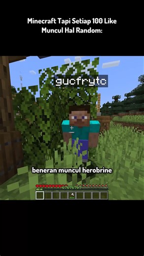 POV, Setiap 100 Like Muncul Random Event Di Minecraft🗿