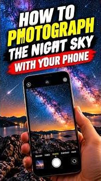 How to Photograph the Night Sky With Your Phone 🌌 Orionids 2026 #shorts
