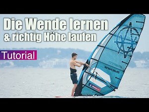 Learn to windsurf: Turning & running upwind Tutorial