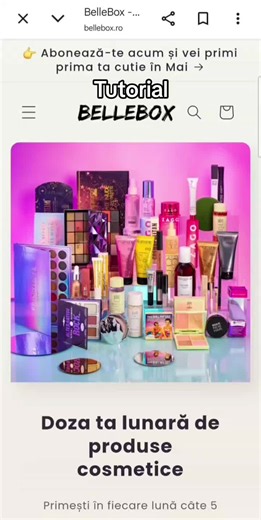 Tutorial Bellebox: Adaugă produse extra