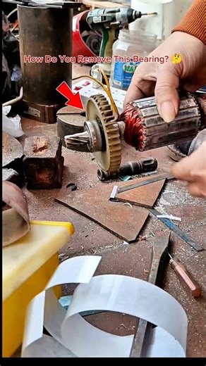 Bearing Removal Hack #shorts #repairhack #bearingremoval