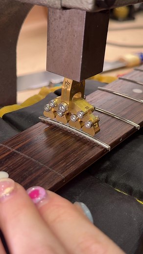 Music Man Stingray Bass Refret - Expert Guitar Repair and Restoration