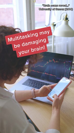 Multitasking may be doing more harm than good. Instead, try monotasking. Dedicate a chunk of time to a certain task, 20 minutes here and there. You’ll be more efficient and less stressed! #multitasking #monotasking #productivitytips #healthandwellness | ATTN: