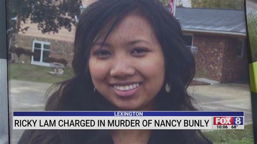 Ricky Lam being charged in murder of Nancy Bunly
