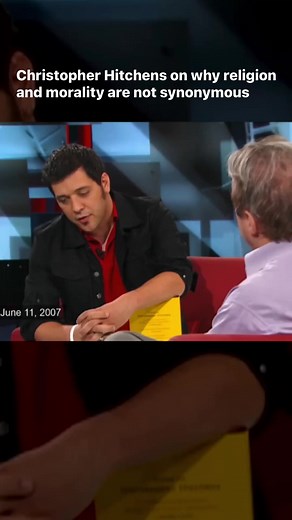 16K views · 493 reactions | On this day in 1949, author and polemicist Christopher Hitchens was born. His words cut like razors and opinions could be controversial (and like many wrong on the invasion of Iraq). I appreciated his perceptive insights on morality and religion. #ChristopherHitchens #religion #morality | George Stroumboulopoulos | Facebook