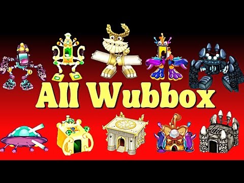 ALL WUBBOX - GOLD EPIC - UP/DOWN BOX "MY SINGING MONSTERS"