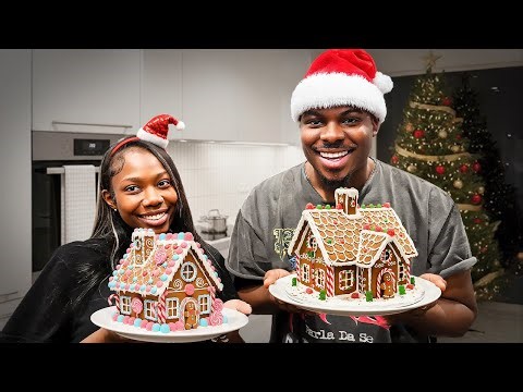 WE *ATTEMPTED* TO MAKE GINGERBREAD HOUSES! 😅🎄