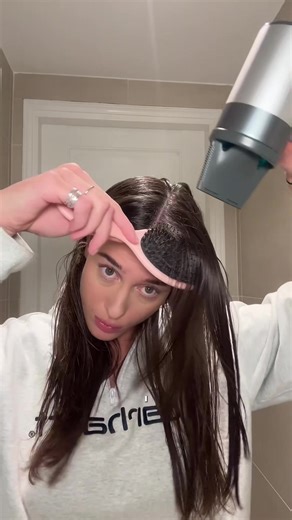 Straight Hair Without a Flatiron