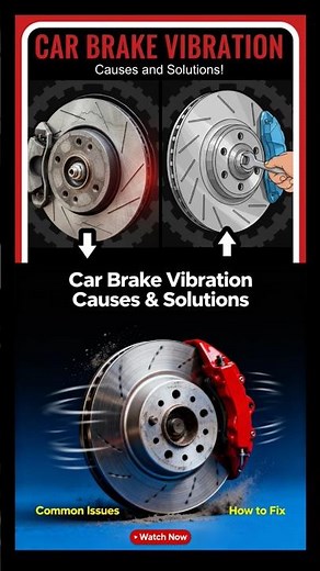Car Brake Vibration: Causes and Solutions! #brakeissues #carvibration