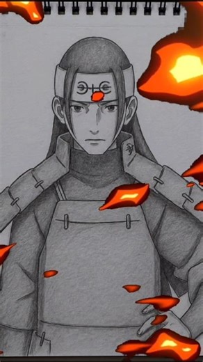 drawing Hashim senju || #anime #drawing#naruto #anime #shorts...