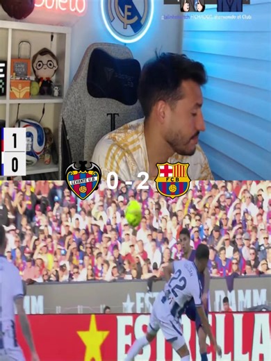 UBIETOO's reaction to Barcelona vs. Levante PART 1