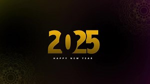 happy New Year 2025 animation, new Year motion graphics, Happy New Year template, New Year celebration