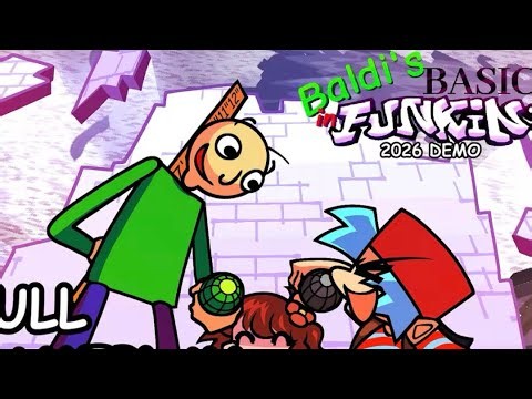 Playing baldi basics fnf mobile mod