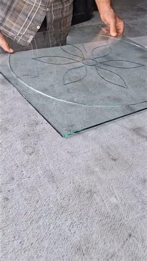 How to cut glass professionally | Round glass cutter #glass #shorts #short #shortvideo