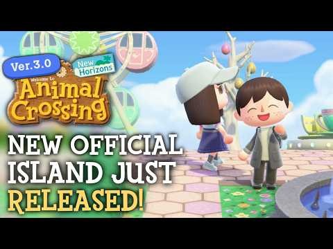 New Official Island JUST Released For Animal Crossing New Horizons