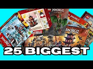 The 25 Biggest LEGO Ninjago Sets Ever Made!