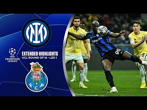 Inter vs. Porto: Extended Highlights | UCL Round of 16 - Leg 1 | CBS Sports Golazo