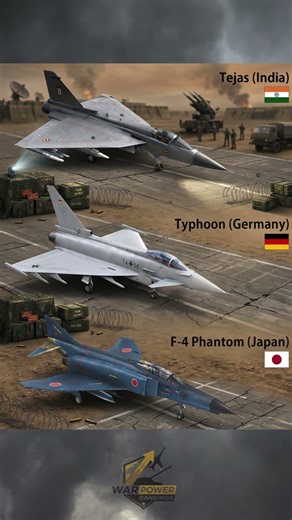 2026 Fighter Duel: Tejas vs Typhoon vs Phantom!
