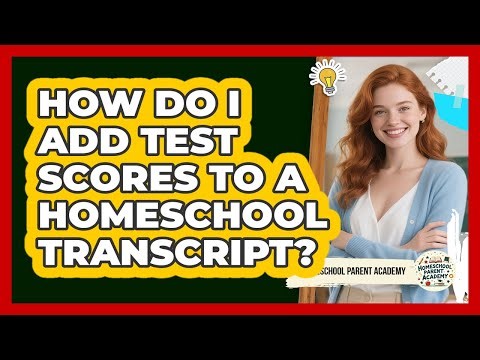 How Do I Add Test Scores To A Homeschool Transcript?