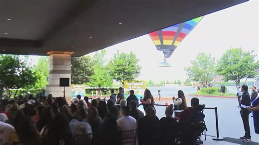 Hot air balloon hits Sky River Casino during unplanned launch; pilot uninjured