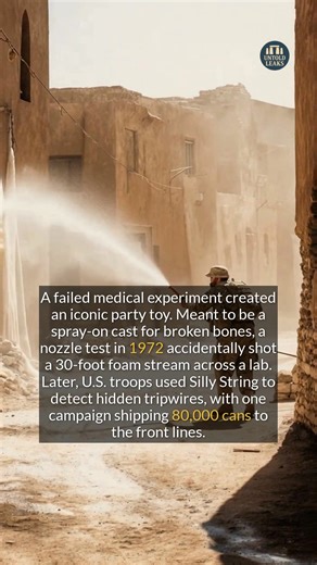 A failed medical invention became an iconic party toy and a life-saving military tool. #historyfacts #didyouknow #inventions | Untold Leaks