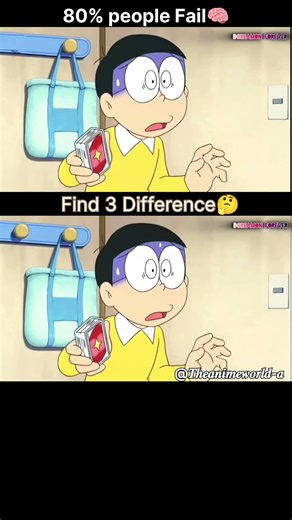 Find 3 Difference 80% people fail 🤔🧠👀 II #shortsvideo #shorts #trending @Theamineworld-a