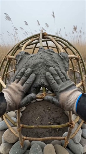 How to Build a Smokeless Mud Oven and Reed Chimney for Marsh Survival