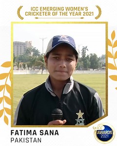 40K views · 2.3K reactions | 24 wickets and 165 runs in 16 matches  The ICC Women's Emerging Cricketer of the Year Fatima Sana was simply sensational in 2021 ✨ | ICC - International Cricket Council | Facebook
