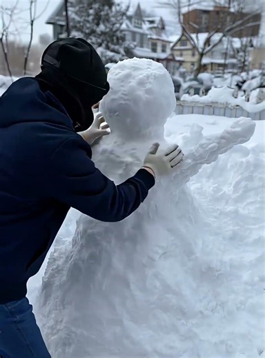 The making of a snowman