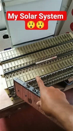 How to make a Hybrid Battery Solar System DIY😲😲 #electronic #solarsystem