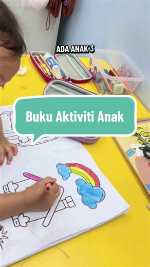 Anak leka, mommy pun happy 🥰🎨✂️ Buku aktiviti mewarna & menggunting yang sesuai untuk anak 3 tahun ke atas! #AktivitiAnak #BukuMewarna #BukuAktiviti #AktivitiKanakKanak #Anak3Tahun