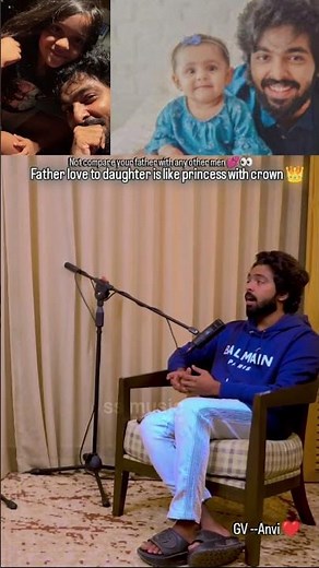 Anvi Papa GVPrakash 😍❤️ #gvprakash #anvipapa #gvprakashsongs