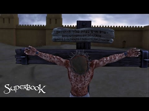 Superbook - He is Risen Official Clip - The Crucifixion and Death of Jesus