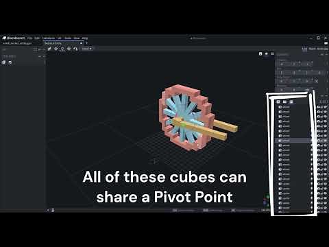 How To Use Bones In Blockbench - Shared Pivot Points