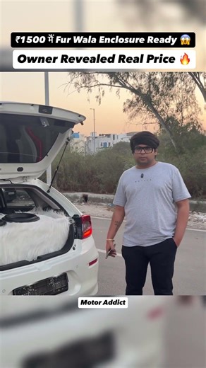 ₹1500 में Fur Enclosure Ready 😱Glanza Owner Reveals Truth 🔥 #carreviewindia