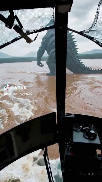 😱 GIANT GODZILLA CREATURE RISES FROM THE AMAZON RIVER — Military in Chaos! 🌊🦖 ⸻ 📝 Description: Leaked footage from the Amazon has left the world stunned — a gigantic Godzilla-like creature has been spotted emerging from the depths of the Amazon River, shaking the jungle and splitting the water like an earthquake. Military helicopters were deployed within minutes, but nothing could stop it. Trees snapped, the river boiled, and the sound of its roar echoed for miles. Scientists are calling it 