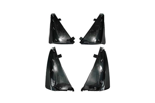 Paragon Performance C8 Stingray Corvette Extended Splash Guards - Carbon Flash