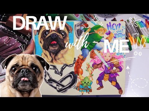 Sketch With Me | Chatting and Answering Your Questions ✨🎨