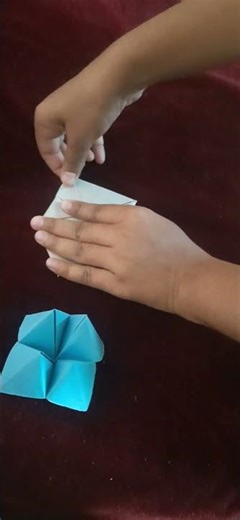 Easy Paper Fortune Teller #origami #papercraft #craft
