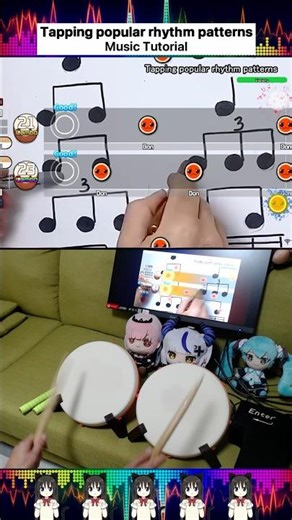 Tapping popular rhythm patterns - ‪@sogomonegoyan‬ [Drum] 🥁
