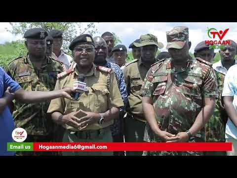 WAJIR COUNTY COMMISSIONER WITH HIS SECURITY TEAM LAUNCHES MULTI-AGENCY COMMAND CENTER IN BASIR.