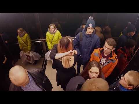 Kissing Prank - GIRLS KISSING IN THE ELEVATOR