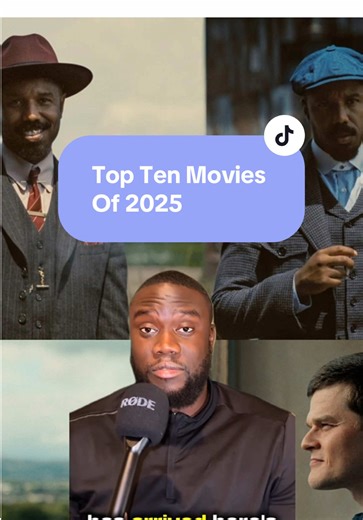 Top Ten Movies Of 2025 That time of year again 🎬 My Top 10 Movies from what’s been an incredible year for cinema and original releases. Just a reminder: this is my list. You might not agree and that’s the fun of loving film & TV 🖤 Honourable mentions to Sentimental Value, Train Dreams, Bugonia, Thunderbolts and The Life of Chuck (still gutted I missed the first two in cinemas). Drop your Top 10 in the comments 👇 1. Sinners 2. Marty Supreme 3. The Ballad of Wallis Island 4. Roofman 5. Weapons 
