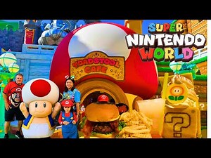Super Nintendo World Toad's Cafe Food Tour & Honest Review | Universal Studios Hollywood