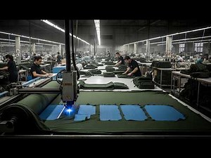 How Backpack Patterns Are Cut in Factories..