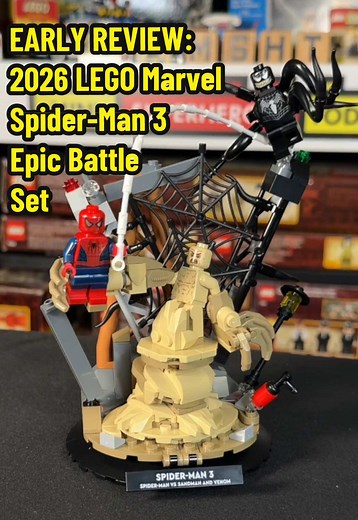 LEGO Spider-Man 3 Epic Battle Set 76334 Review